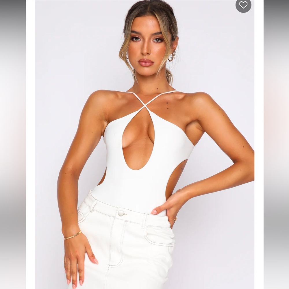 White Fox Boutique White One Piece Swimsuit